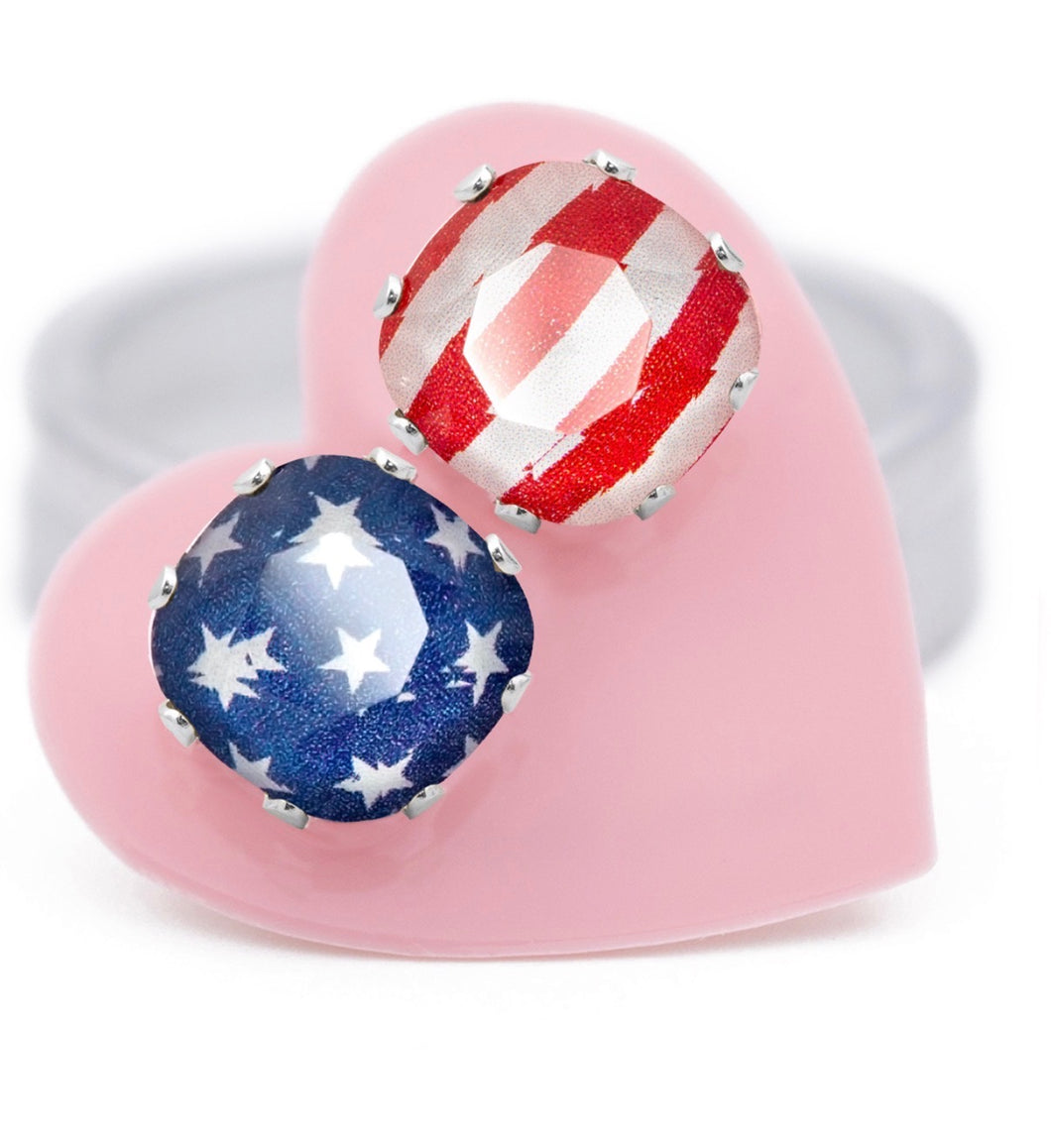 JOJO STARS AND STRIPES EARRINGS - MEDIUM