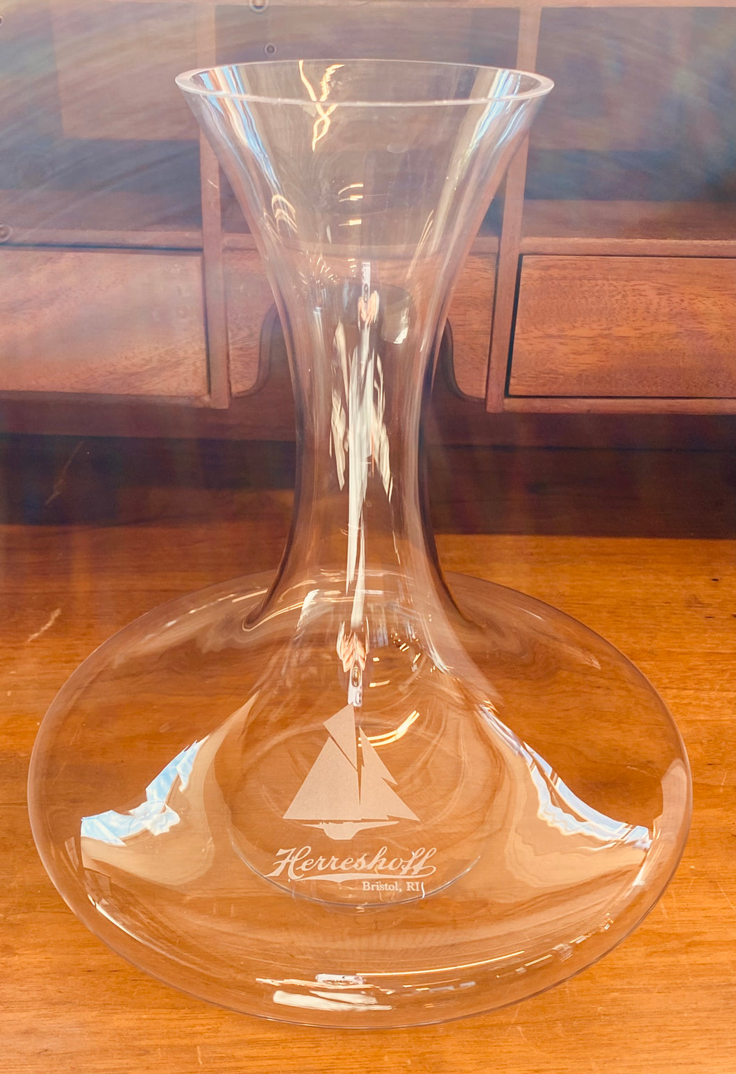 Wine Decanter Engraved