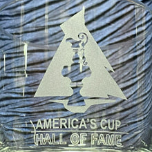 America's Cup Hall of Fame Rocks Glass